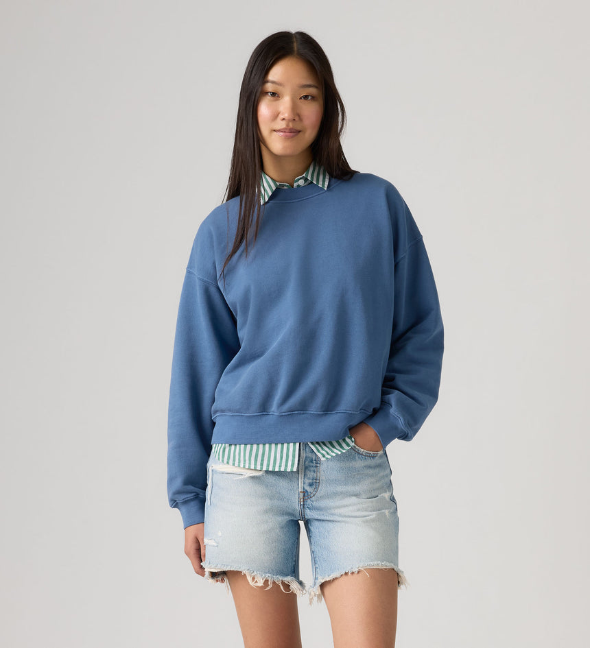 levi's® 復古寬鬆衛衣 | 女裝 006DW0000XS- Blue – Levi's 香港