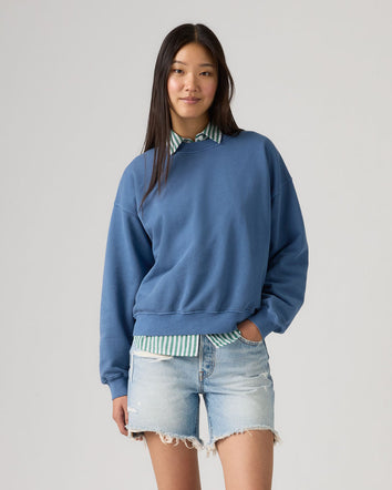 levi's® women's vintage boxy sweatshirt 006DW0000XS- Blue  – Levi's Hong Kong