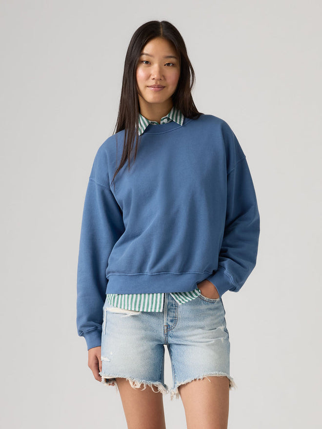 levi's® 復古寬鬆衛衣 | 女裝 006DW0000XS- Blue  – Levi's 香港