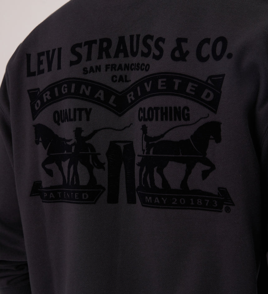 levi's® 2026 新年限定寬鬆衛衣 | 男裝 006P50001XS- Black – Levi's 香港