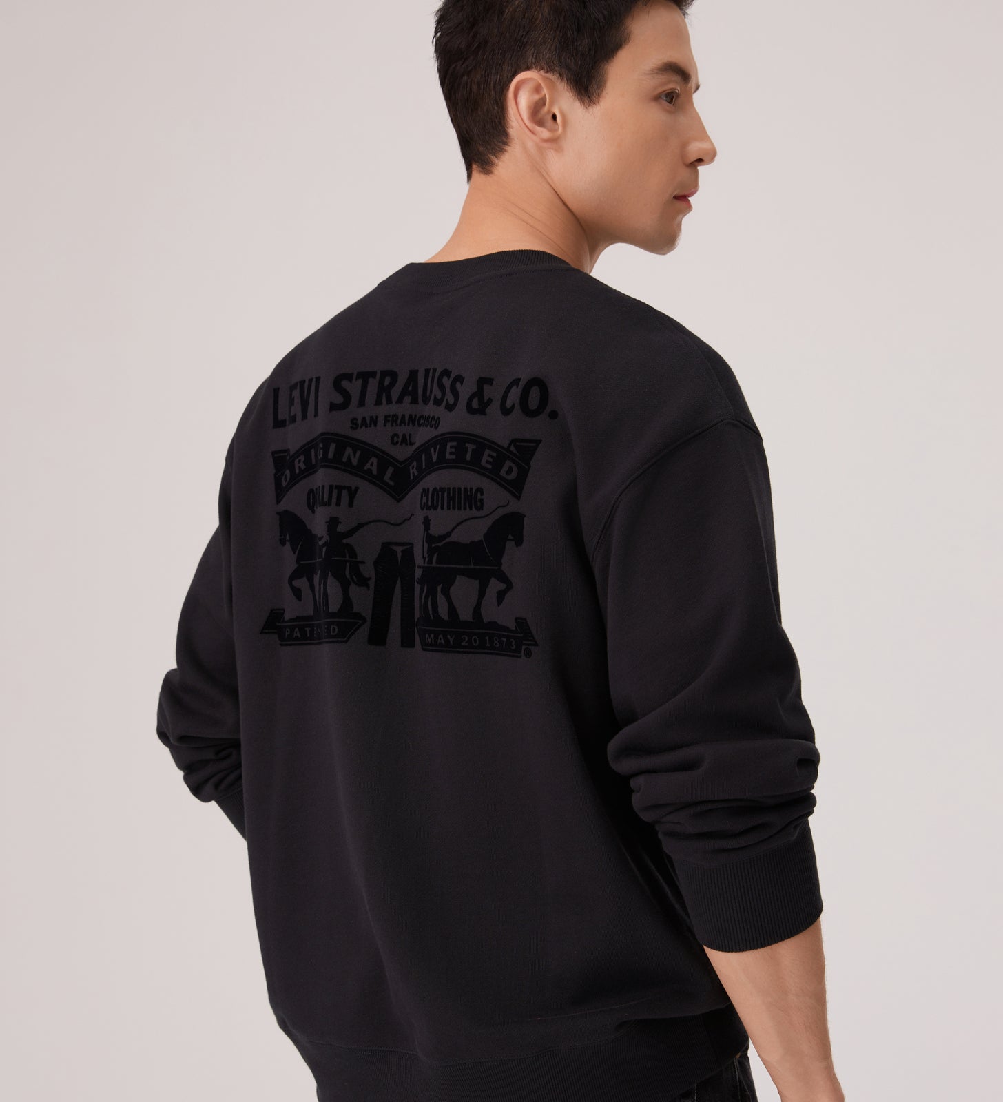 levi's® 2026 新年限定寬鬆衛衣 | 男裝 006P50001XS- Black – Levi's 香港