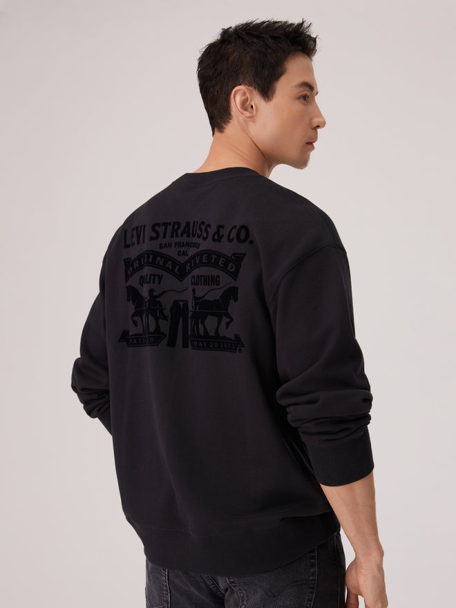 levi's® 2026 新年限定寬鬆衛衣 | 男裝 006P50001XS- Black  – Levi's 香港