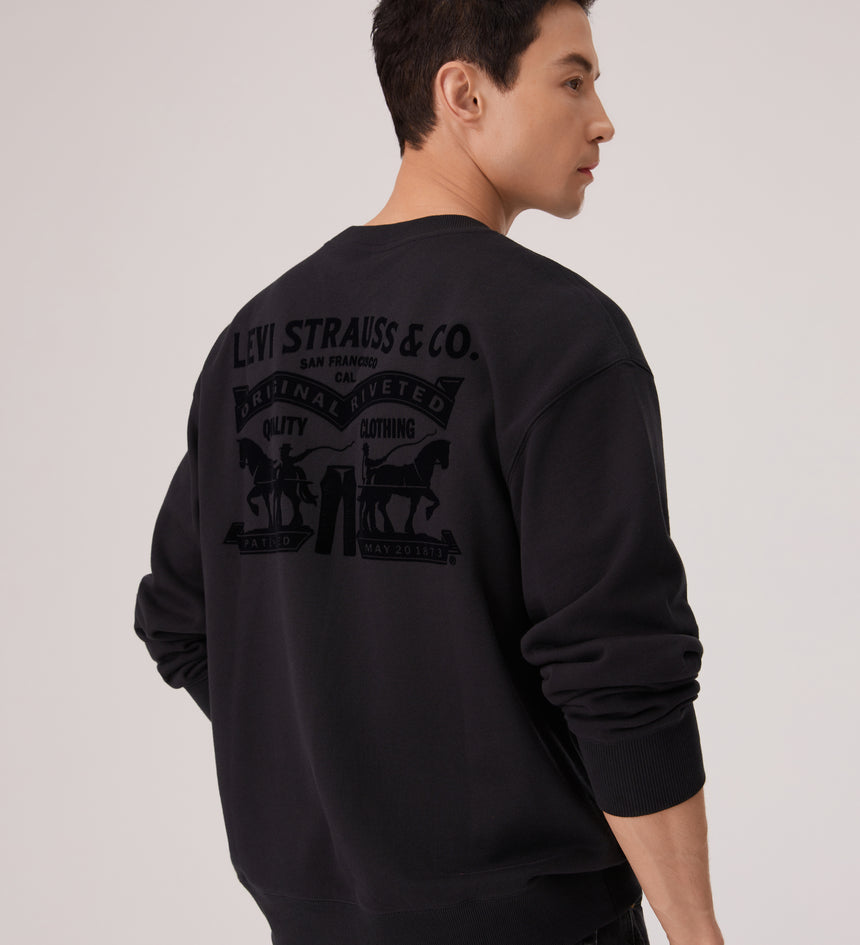 levi's® 2026 新年限定寬鬆衛衣 | 男裝 006P50001XS- Black – Levi's 香港