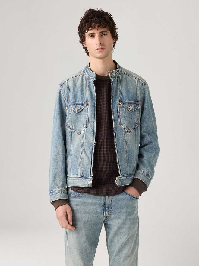 levi's® twisted moto 外套 | 男裝 008AS0002XS- Light Indigo  – Levi's 香港