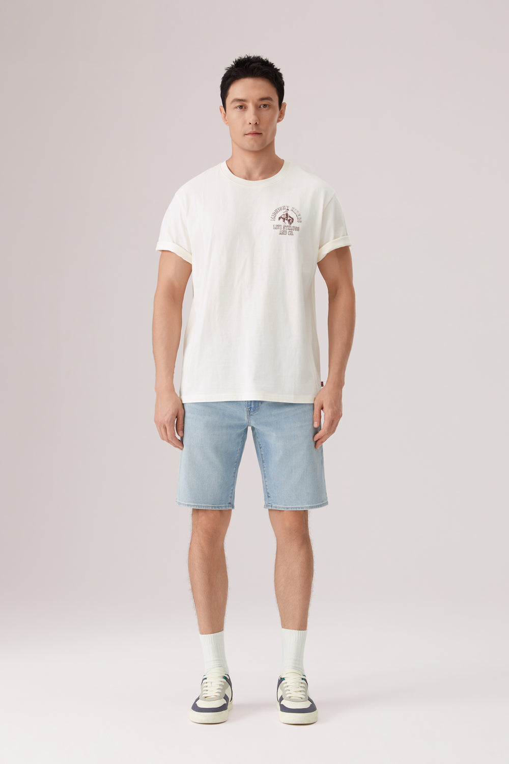  levi's® 405™ 低腰膝上標準牛仔短褲 | 男裝 3986402192812 Light Wash – Levi's 香港