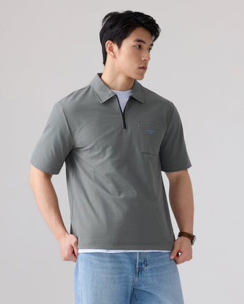  levi's® sorona® 涼感寬鬆 polo 恤 | 男裝 006P10001S- Green  – Levi's 香港