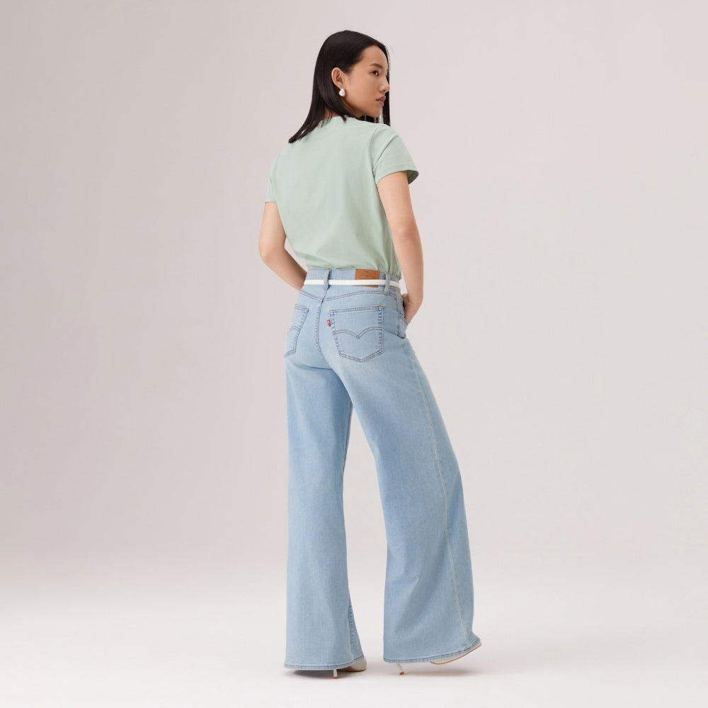 levi's® 728™ high rise wide leg jeans 0039B00262430 Light Wash – Levi's Hong Kong