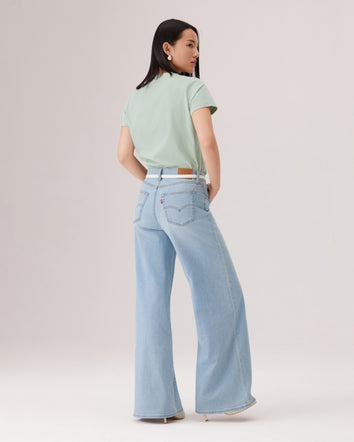  levi's® 728™ 高腰超寬腿牛仔褲 | 女裝 0039B00262430 Light Wash  – Levi's 香港