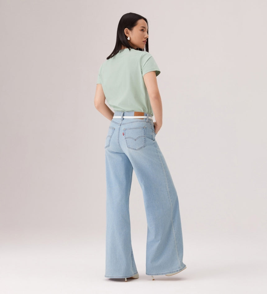  levi's® 728™ 高腰超寬腿牛仔褲 | 女裝 0039B00262430 Light Wash – Levi's 香港