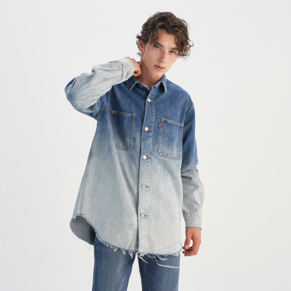 levi's® 牛仔寬鬆剪裁漸變襯衫 | 男裝 0017C0000M- Blue – Levi's 香港
