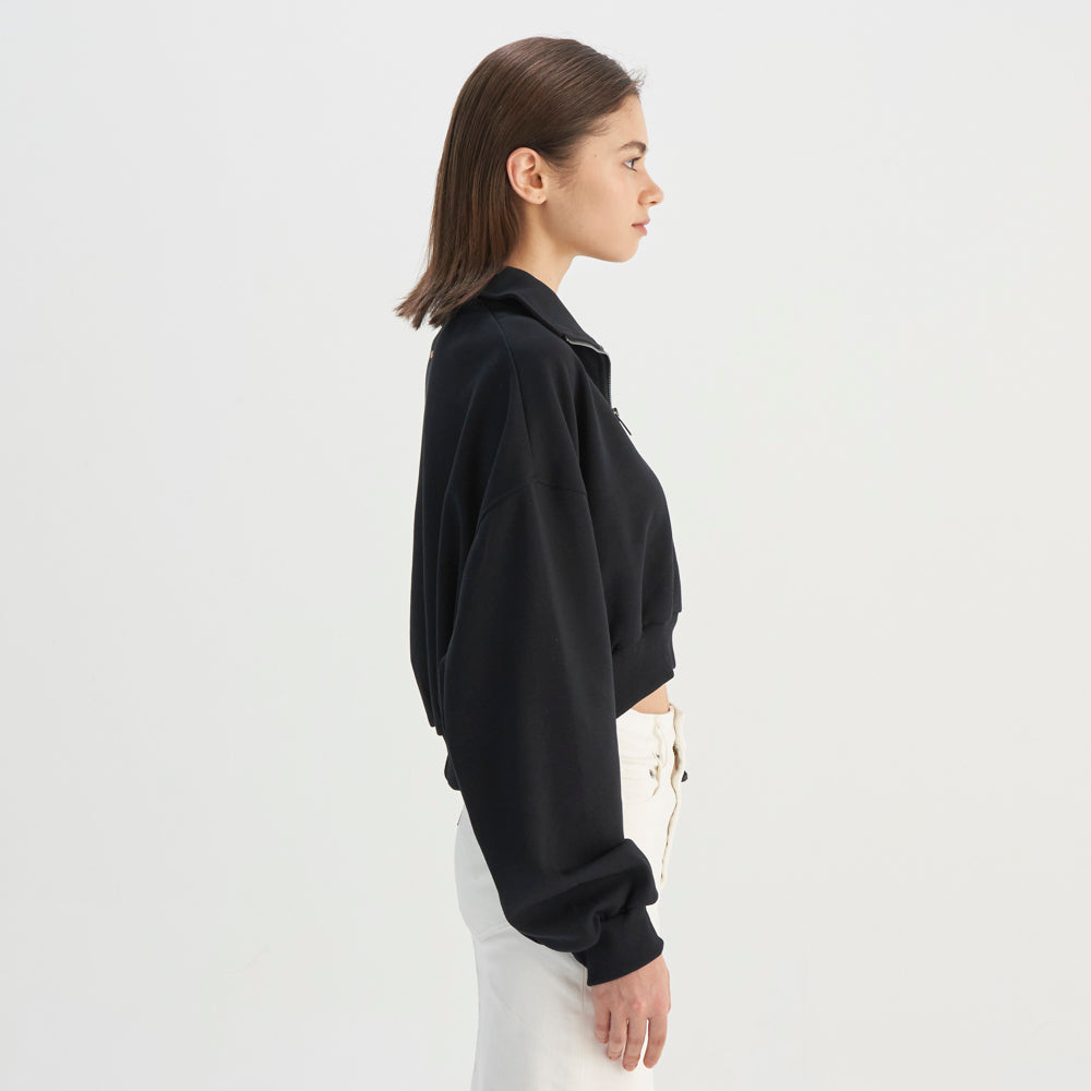 levi's® 拉鍊短版衞衣| 女裝 0015T0000XXS- Black – Levi's 香港