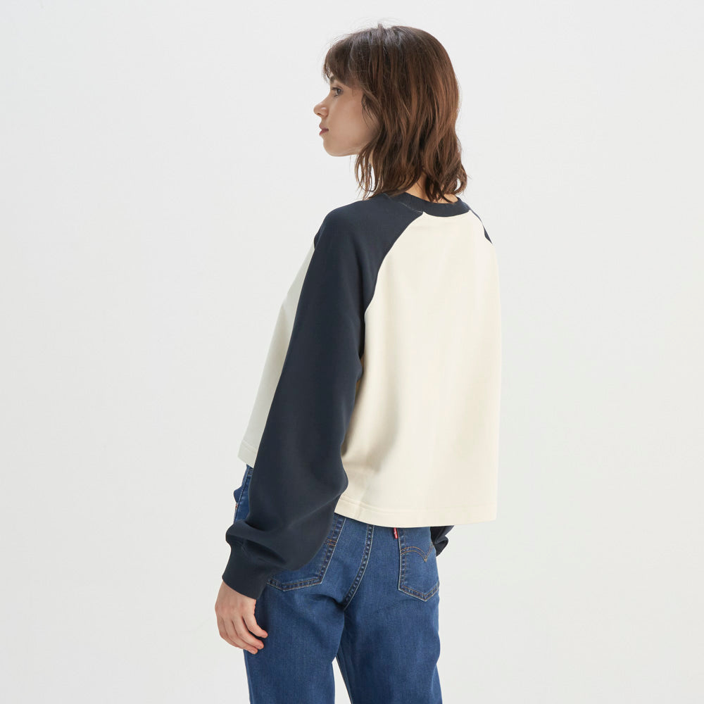 levi's® 拼色圖案運動衫 | 女裝 0016B0000XXS- Blue – Levi's 香港