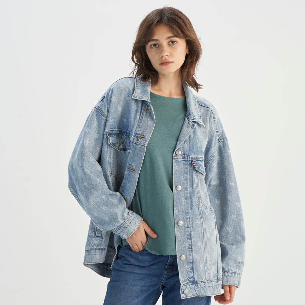 Levi's® Women's Loose-Fit Printed Denim Jacket