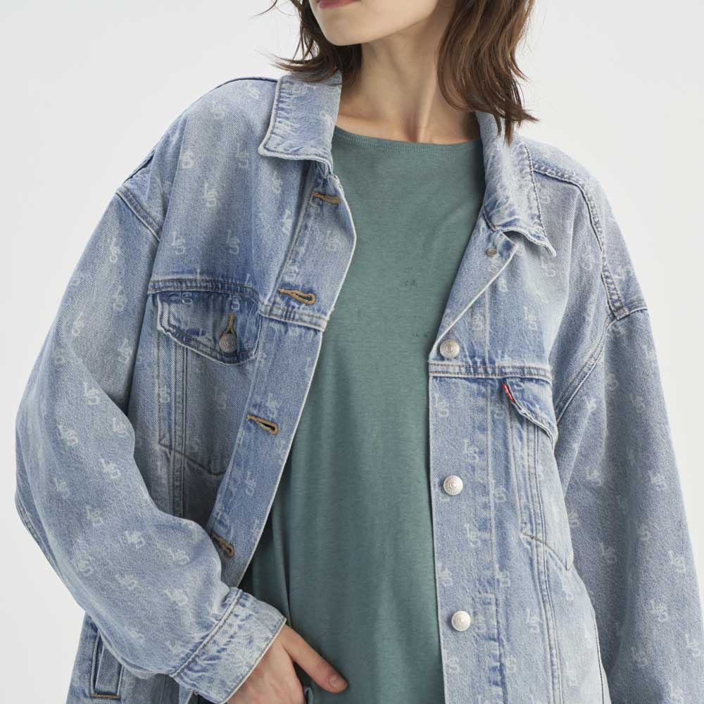 Levi's® Women's Loose-Fit Printed Denim Jacket