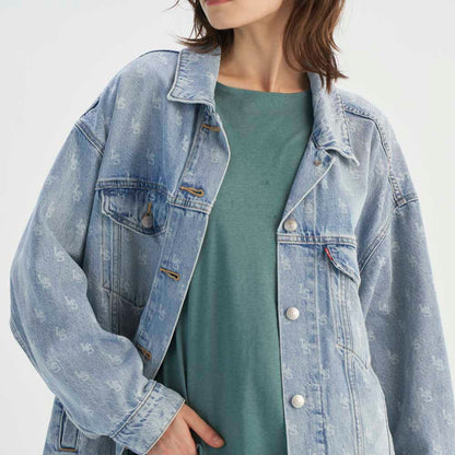 Levi's® Women's Loose-Fit Printed Denim Jacket