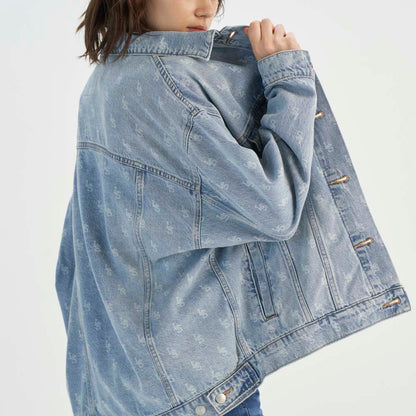 Levi's® Women's Loose-Fit Printed Denim Jacket