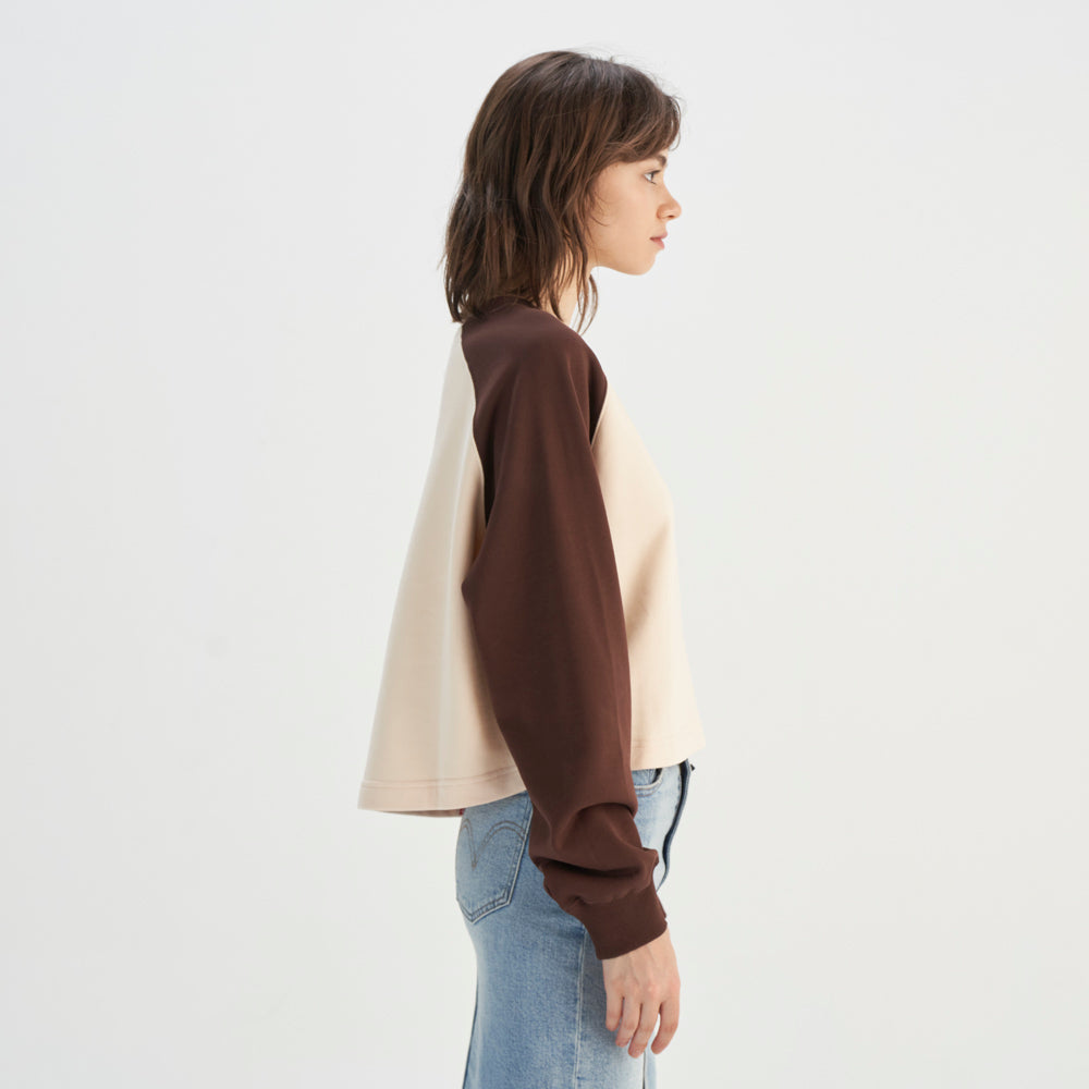 levi's® women's color-block graphic sweatshirt 0016B0001XXS- Red – Levi's Hong Kong