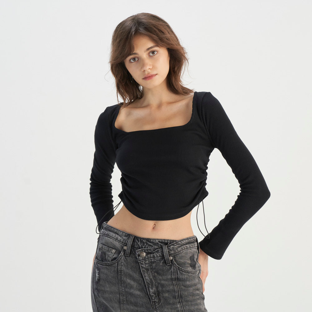 levi's® 束腰短t恤 | 女裝 0018M0000M- Black – Levi's 香港