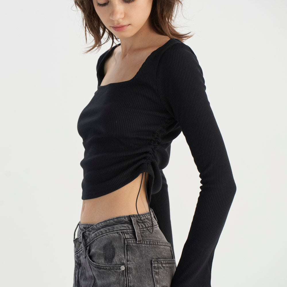 levi's® 束腰短t恤 | 女裝 0018M0000M- Black – Levi's 香港