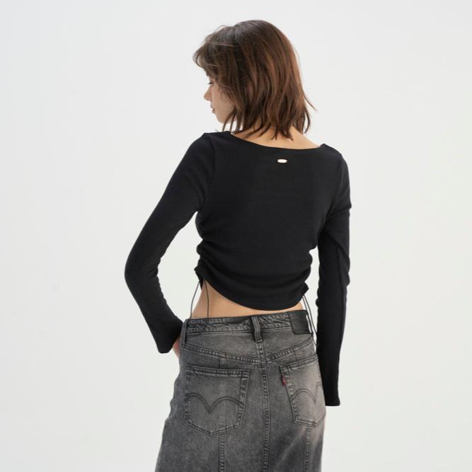 levi's® 束腰短t恤 | 女裝 0018M0000M- Black – Levi's 香港