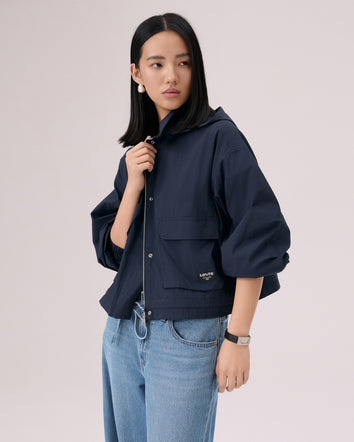  levi's® anti-uv 連帽外套 | 女裝 006OK0001XS- Dark Wash  – Levi's 香港