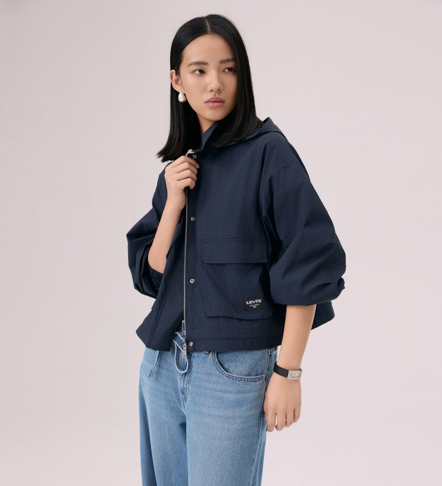  levi's® anti-uv 連帽外套 | 女裝 006OK0001XS- Dark Wash – Levi's 香港