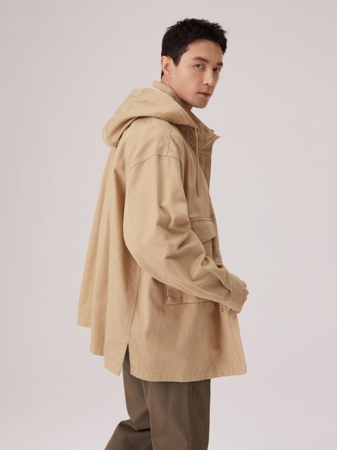  levi's® 連帽工裝外套 | 男裝   006NR0000S- Beige  – Levi's 香港