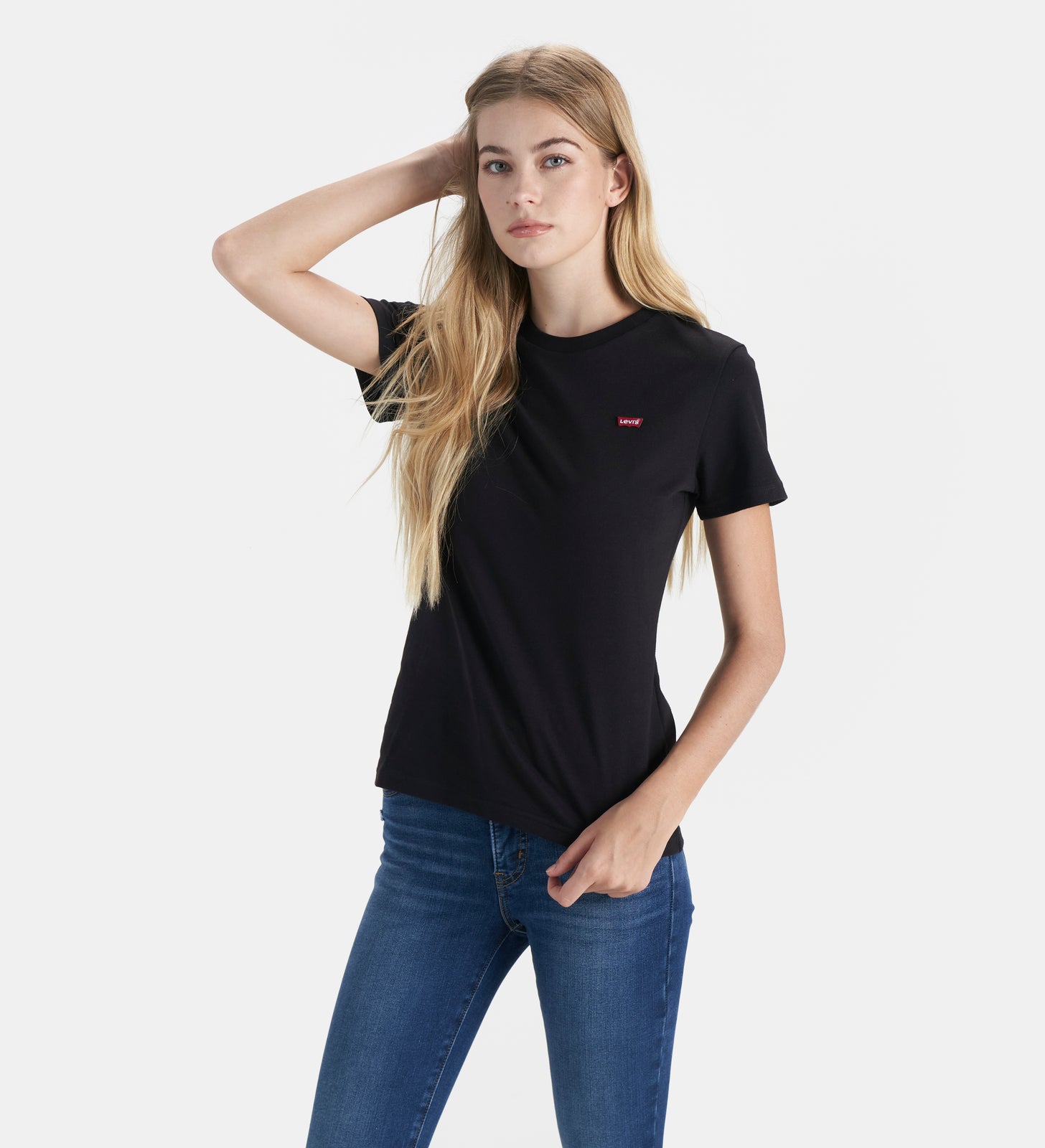 levi's® logo short sleeve t-shirt | women's 0019B0002XS- Black – Levi's Hong Kong
