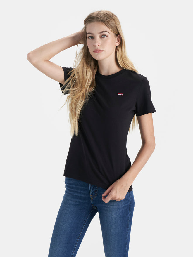 levi's®  休閒logo短袖t恤| 女裝 0019B0002XS- Black  – Levi's 香港