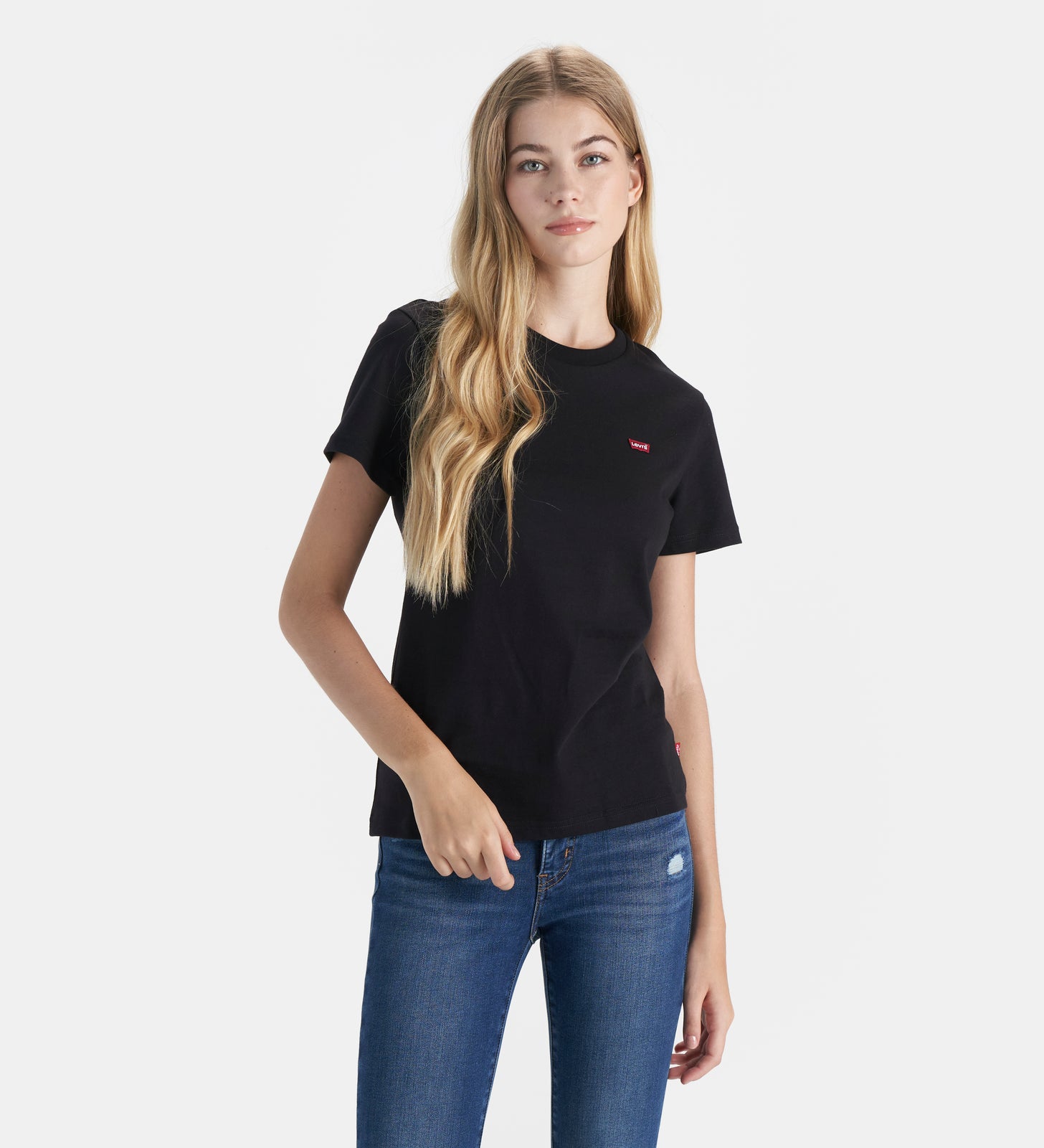 levi's® logo short sleeve t-shirt | women's 0019B0002XS- Black – Levi's Hong Kong