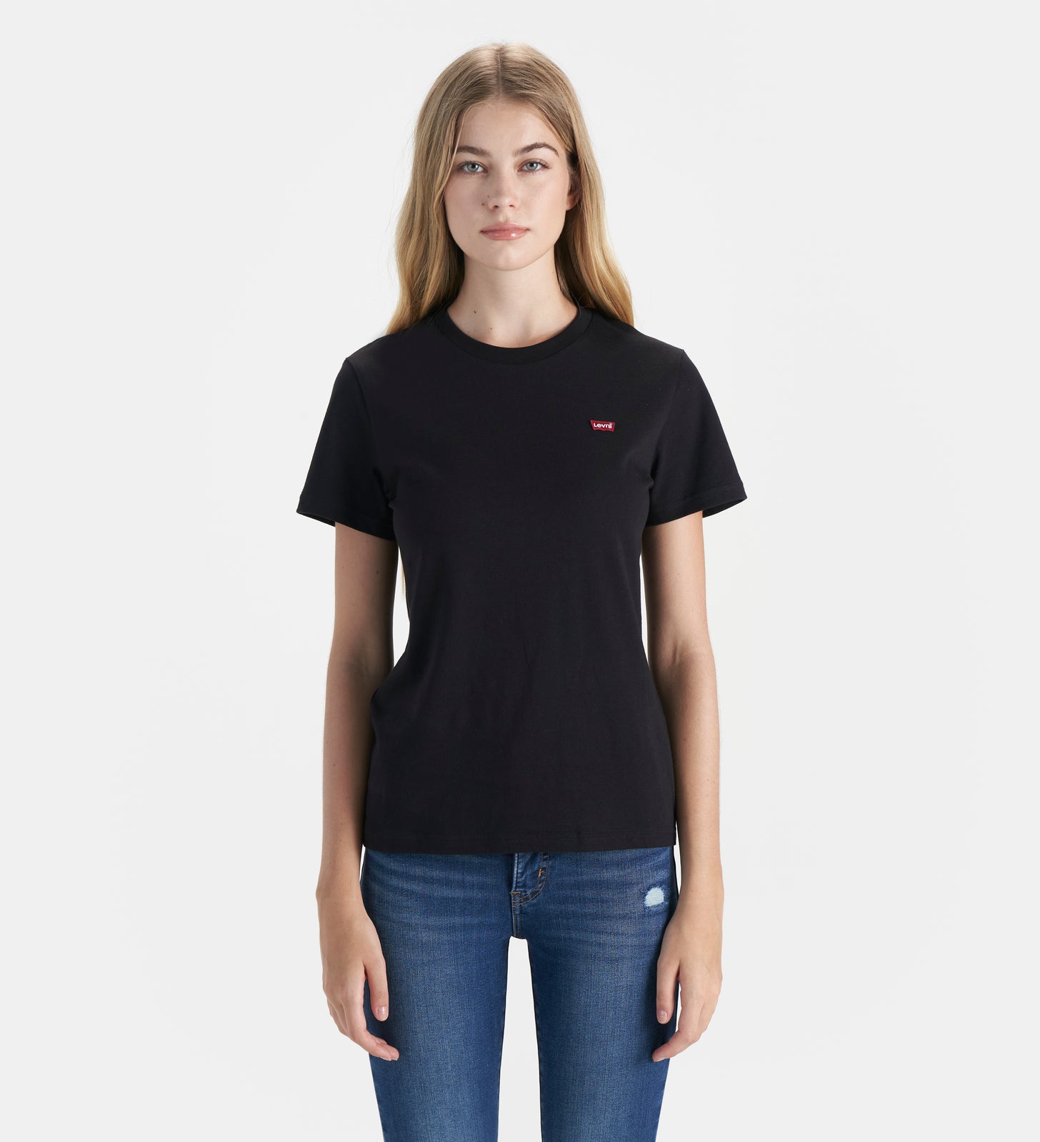 levi's® logo short sleeve t-shirt | women's 0019B0002XS- Black – Levi's Hong Kong