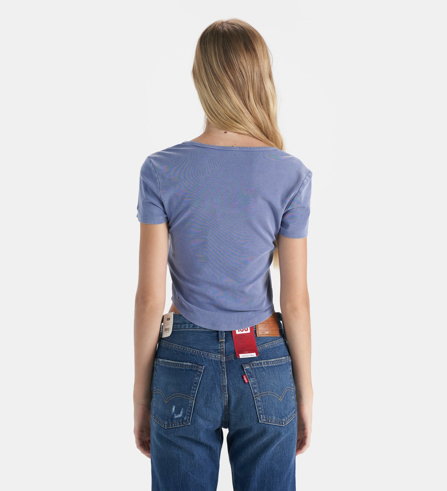 levi's® short sleeve t-shirt | women's 0019V0000S- Blue – Levi's Hong Kong