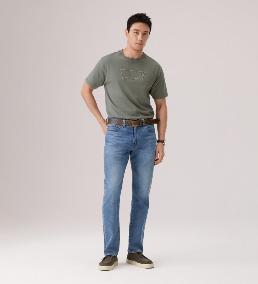 levi's® short sleeve embroidered batwing regular tee 006PY0004S- Green – Levi's Hong Kong
