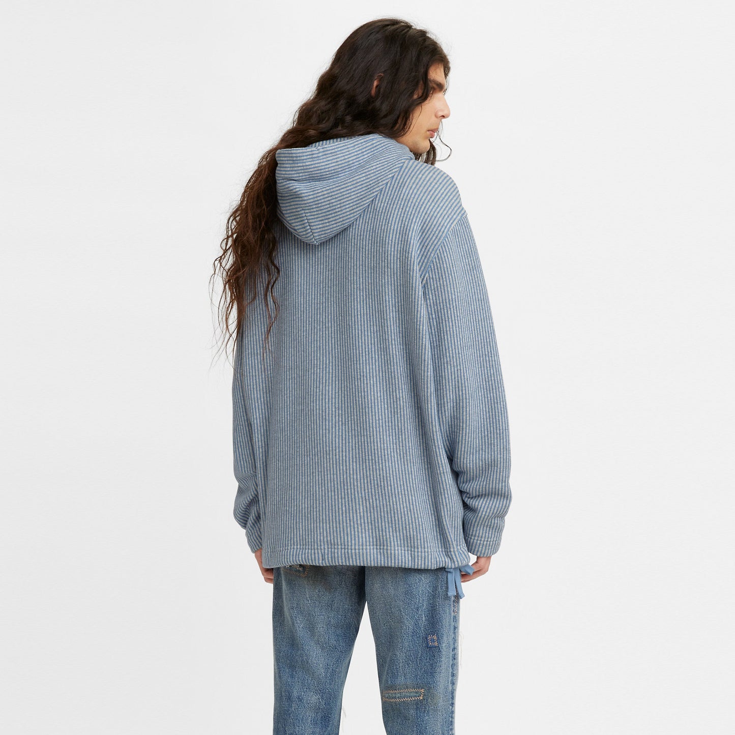 Levi’s® Made & Crafted®藍白直間連帽衛衣