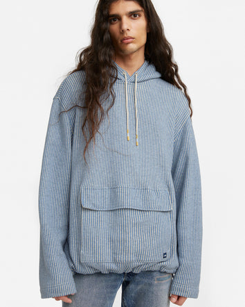 levi’s® made & crafted®藍白直間連帽衛衣 175880002XL- Marina Stripe Multi  – Levi's 香港