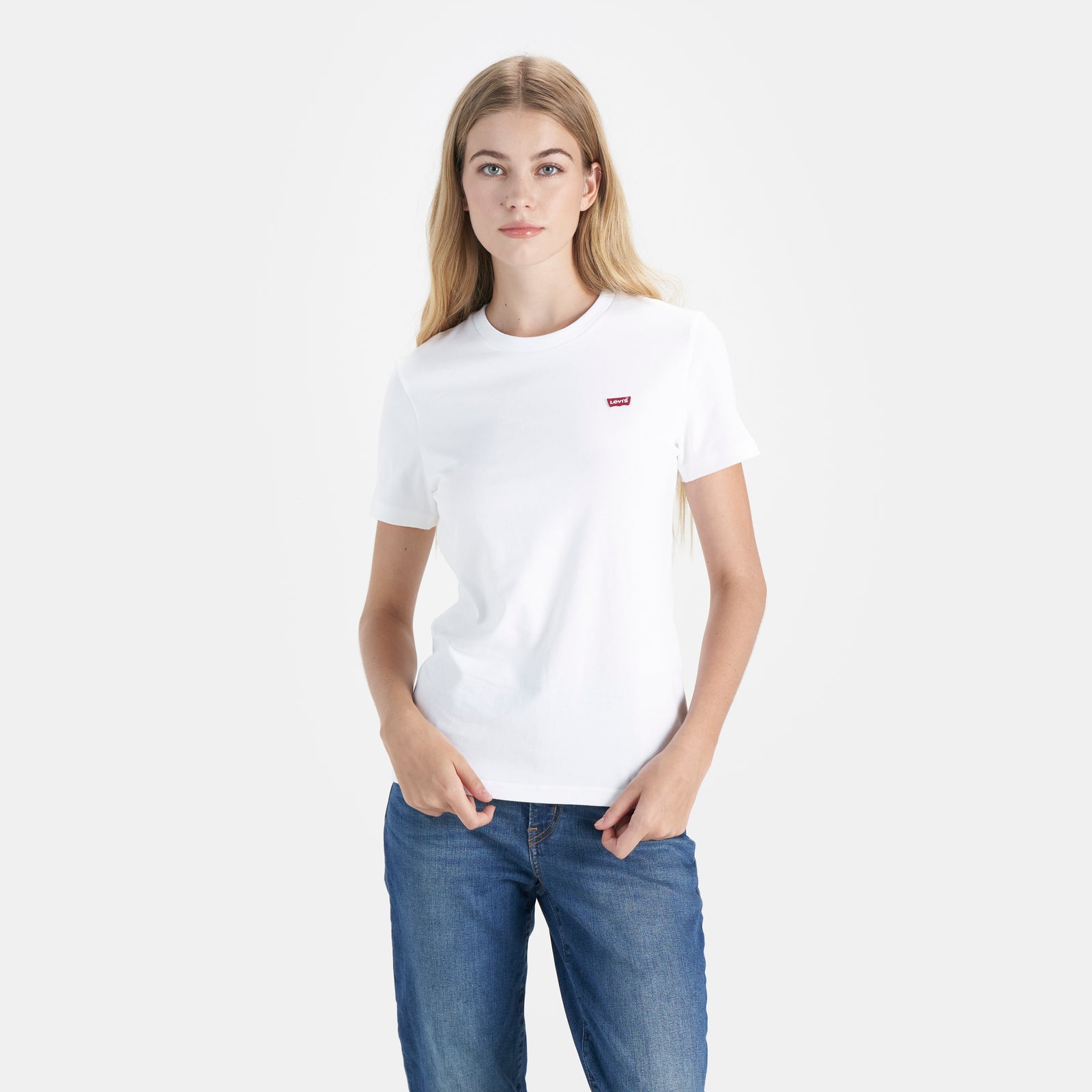 levi's®  休閒logo短袖t恤| 女裝 0019B0001XS- White – Levi's 香港