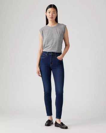 levi's® 721 高腰緊身牛仔褲 | 女裝 1888204342628 Dark Indigo  – Levi's 香港