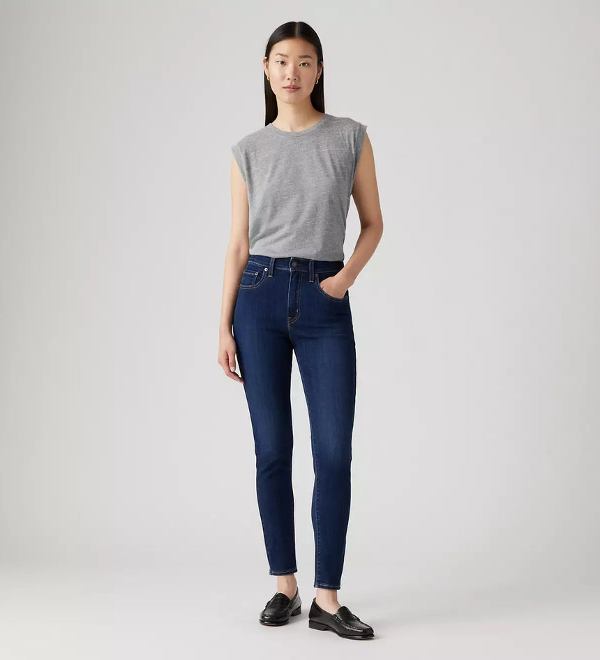 levi's® 721 高腰緊身牛仔褲 | 女裝 1888204342628 Dark Indigo – Levi's 香港
