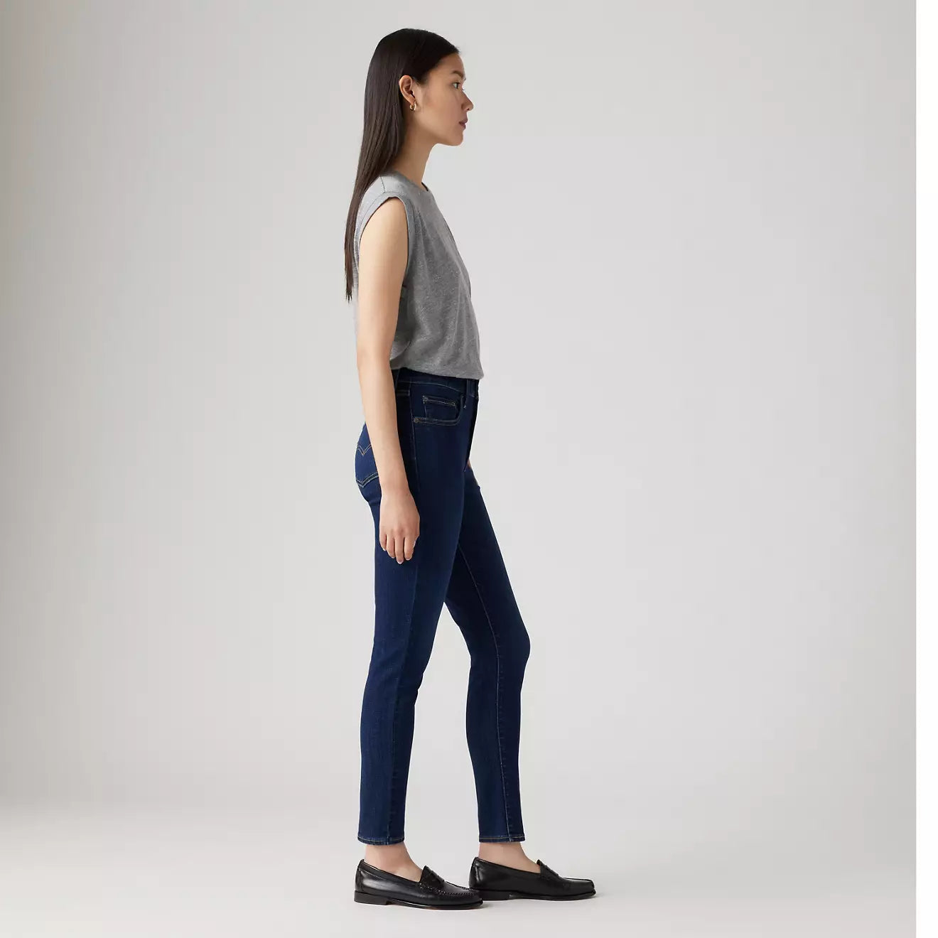 levi's® 721 高腰緊身牛仔褲 | 女裝 1888204342628 Dark Indigo – Levi's 香港