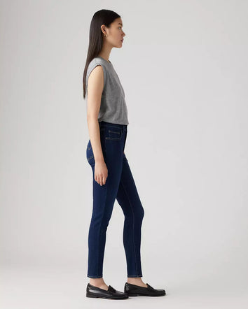 levi's® 721 高腰緊身牛仔褲 | 女裝 1888204342628 Dark Indigo  – Levi's 香港