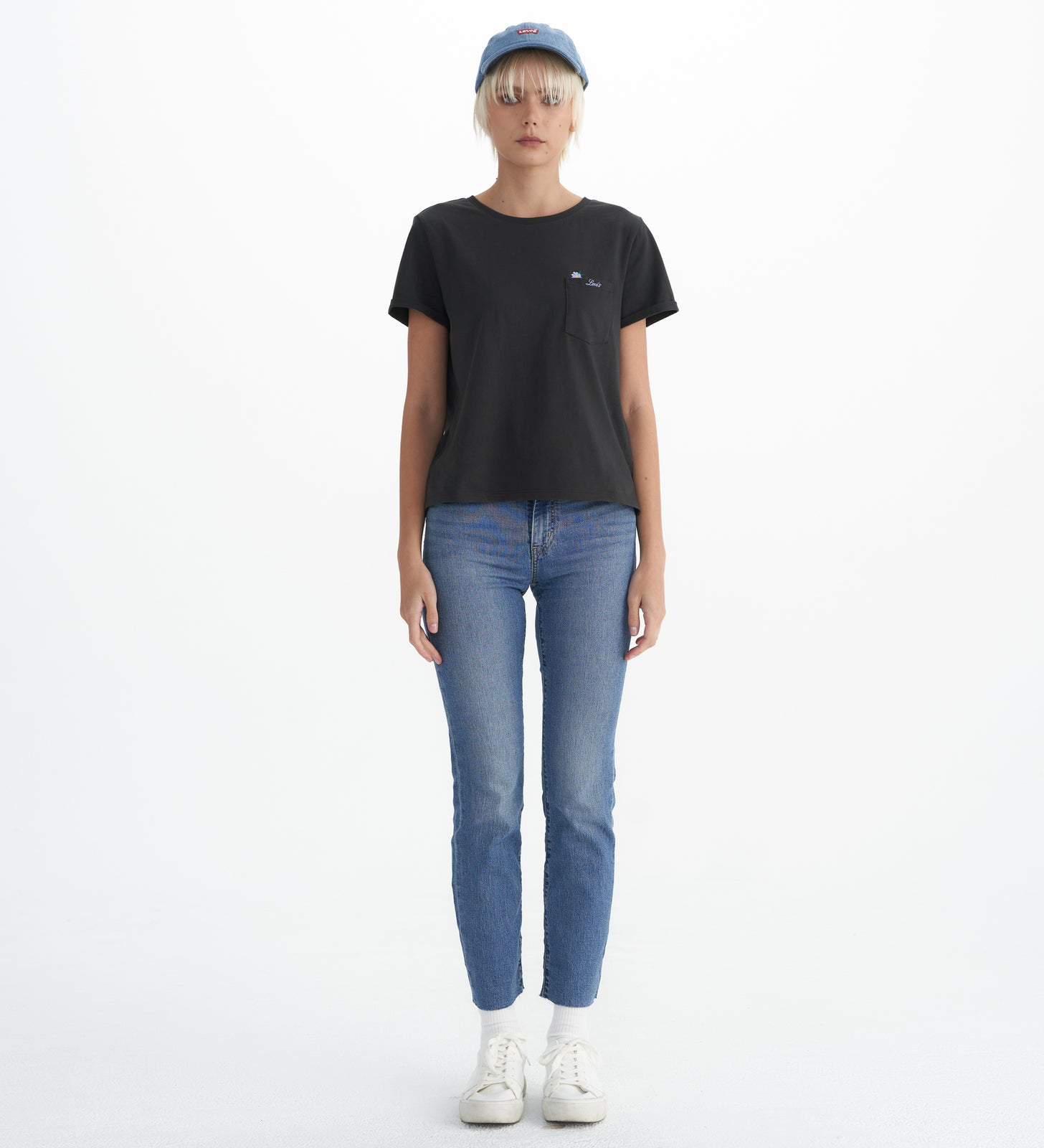 levi's® women's 724 high rise straight cool jeans 1888303302428 Light Indigo – Levi's Hong Kong