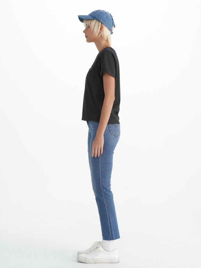 levi's® women's 724 high rise straight cool jeans 1888303302428 Light Indigo  – Levi's Hong Kong