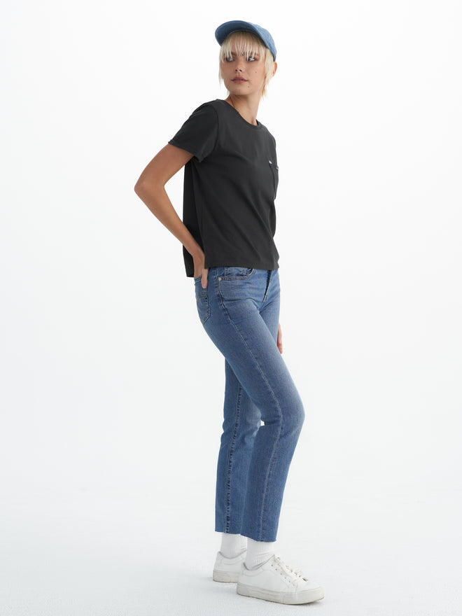 levi's® women's 724 high rise straight cool jeans 1888303302428 Light Indigo  – Levi's Hong Kong