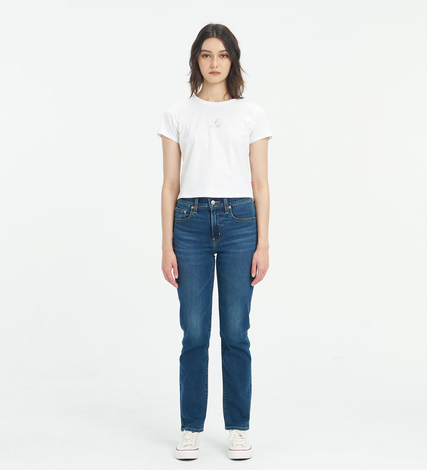 levi's® performance warm 724™ high-waisted straight jeans 1888304342530 Indigo – Levi's Hong Kong