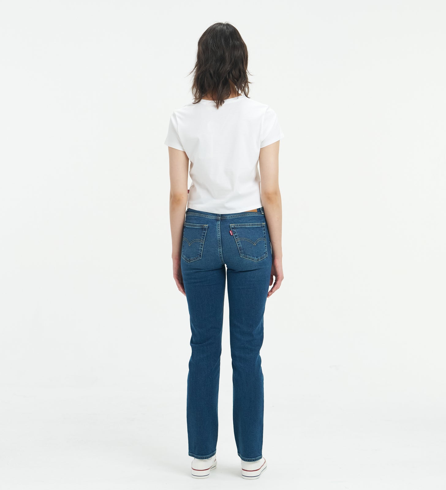 levi's® performance warm 724™ high-waisted straight jeans 1888304342830 Indigo – Levi's Hong Kong