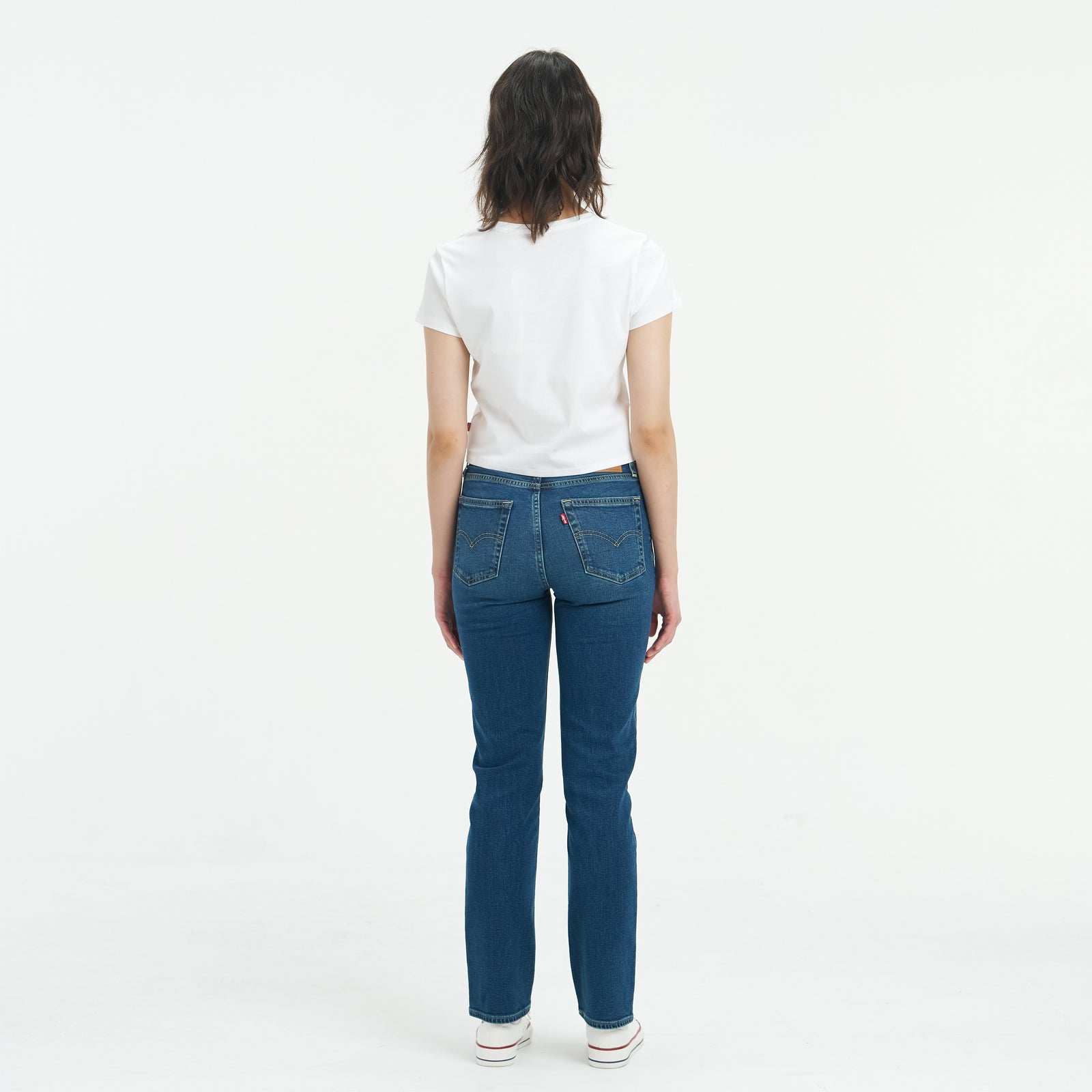 levi's® performance warm 724™ 高腰直筒牛仔褲|女裝 1888304342530 Indigo – Levi's 香港