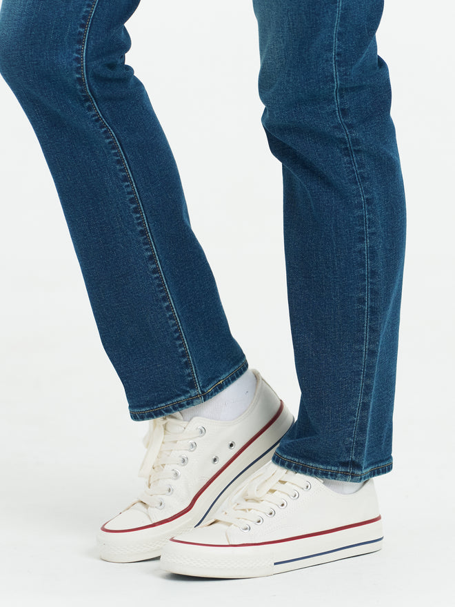 levi's® performance warm 724™ high-waisted straight jeans 1888304342530 Indigo  – Levi's Hong Kong