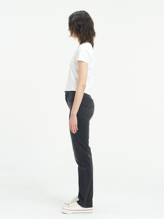 levi's® performance warm 724™ high-waisted straight jeans 1888304352530 Dark Indigo  – Levi's Hong Kong