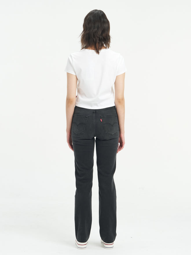 levi's® performance warm 724™ high-waisted straight jeans 1888304352530 Dark Indigo  – Levi's Hong Kong