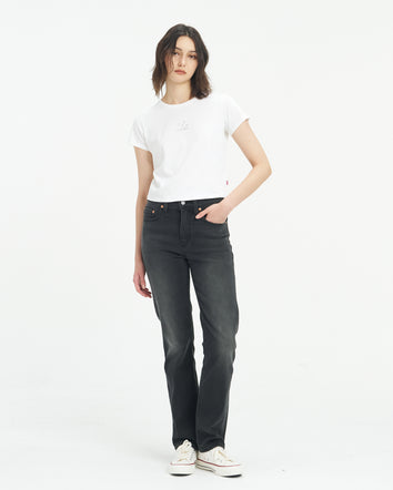 levi's® performance warm 724™ high-waisted straight jeans 1888304352530 Dark Indigo  – Levi's Hong Kong